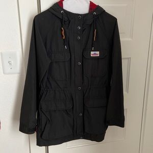 S Black Penfield Rain Jacket